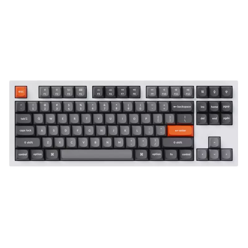 Keychron Set di keycap Double-Shot PBT OSA, grigio