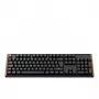 Keychron K10 HE tastiera magnetica wireless con switch layout tedesco (nero/legno, layout DE, Gateron Double-Rail Magnetic Nebula, hot-swap, telaio in alluminio, RGB)