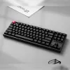 Tastiera meccanica wireless Keychron K8 QMK 80% TKL V2 switch Red - nero