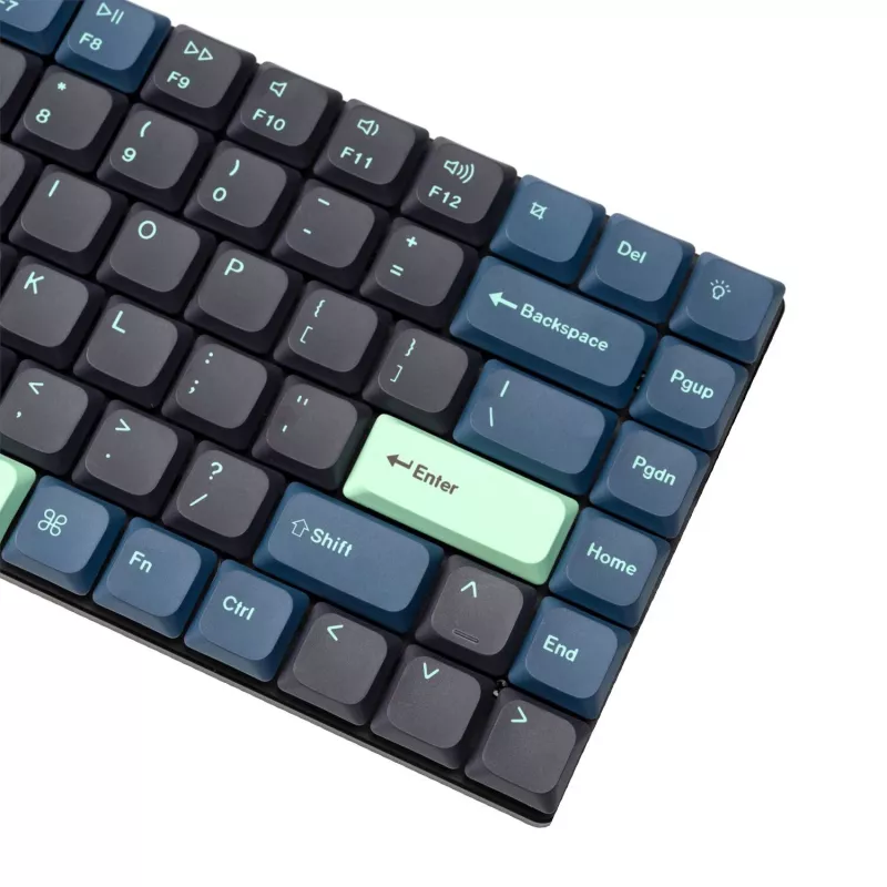 Keychron Low Profile Dye-Sub PBT LSA Full Set Keycap Set – Hacker Edition (133 tasti, PBT, profilo basso)