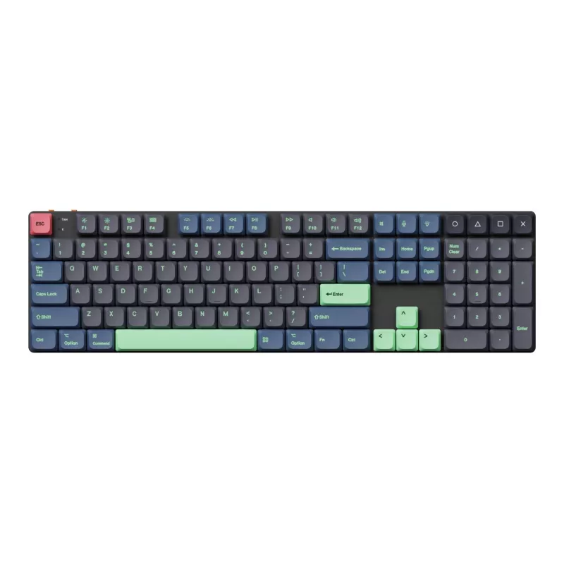 Keychron Low Profile Dye-Sub PBT LSA Full Set Keycap Set – Hacker Edition (133 tasti, PBT, profilo basso)
