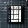 Tastierino numerico custom wireless Keychron Q0 Max QMK Gateron Jupiter Banana RGB Shell bianco