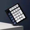 Tastierino numerico custom wireless Keychron Q0 Max QMK Gateron Jupiter Banana RGB Shell bianco