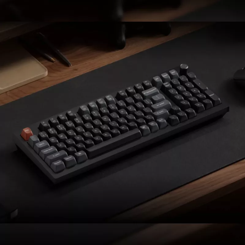 Keychron V5 Ultra 96% 8K Red Switch Hot-Swappable Silk POM RGB tastiera wireless