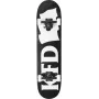 KFD Ransom Complete Skateboard 8 bianco