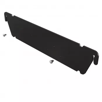 Kindermann morsetto di montaggio - nero, RAL 9005 - montaggio su carrello (retro)