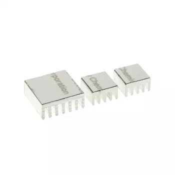 KING MOD SERVICE set dissipatori Raspberry Pi - argento