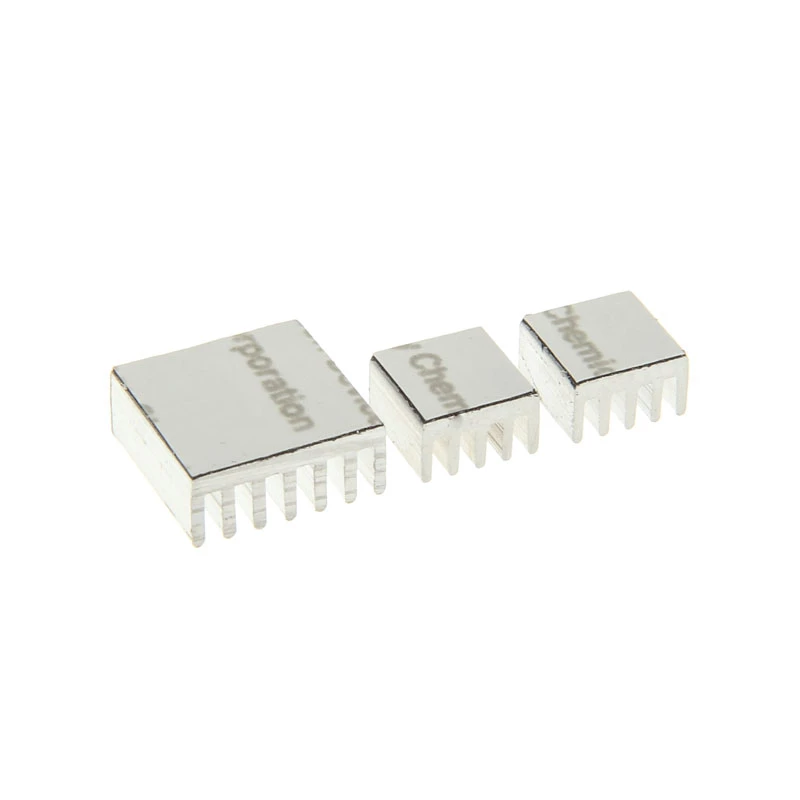 KING MOD SERVICE set dissipatori Raspberry Pi - argento