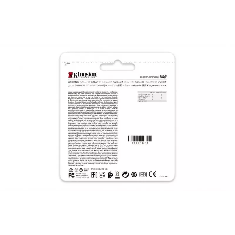 Kingston DataTraveler Exodia Onyx Chiavetta USB 3.2 64GB