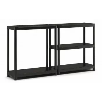 KIS Keter libreria in plastica 5 ripiani 90 x 40 x 182 cm nero