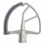 KitchenAid 5KFE7T Flex Edge Frusta per impastatrice – Bianco con bordo in silicone grigio