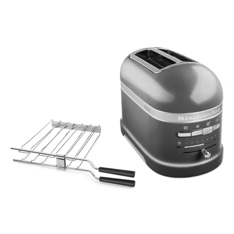 KitchenAid 5KMT2204EMS Tostapane a 2 fette, 1250 W, grigio