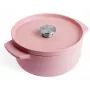 KitchenAid Brasiera in ghisa con coperchio 22 cm, rosa
