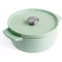 KitchenAid Brasiera in ghisa smaltata 22 cm, pistacchio