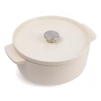 KitchenAid brasiera in ghisa smaltata 26 cm, crema