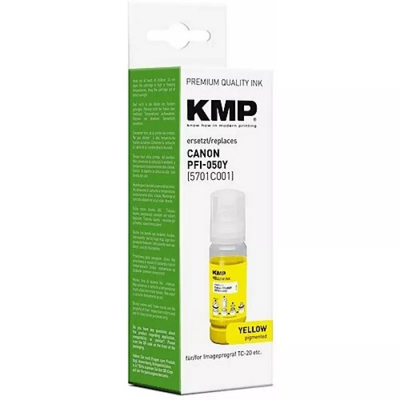KMP cartuccia Canon PFI050Y (5701C001) giallo compatibile