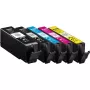 Set di cartucce d'inchiostro compatibili KMP per Canon PGI-570XL PGBK, CLI-571XL BK/C/M/Y, confezione da 5, alta resa, rigenerate