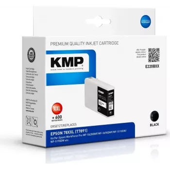 KMP E220BXX - 80 ml - alta resa - nero - compatibile - cartuccia d'inchiostro (alternativa a Epson T7891) per Epson WorkForce Pro WF-5110DW, WF-5190DW, WF-5620DWF, WF-5690DWF
