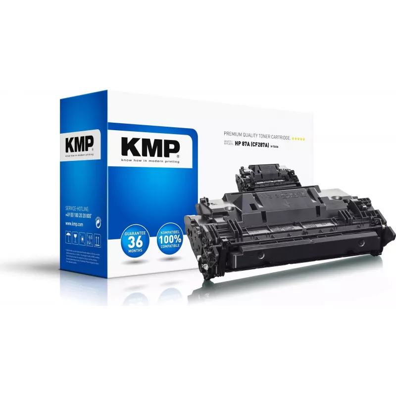 KMP cartuccia toner sostituisce HP 87A CF287A nero 9000 pagine compatibile