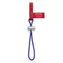 KNIPEX Cinghia di fissaggio per utensili 00 50 11 T BK - cinghia di tenuta in PU da 1,5 m con moschettone con blocco, max. 1,5 kg