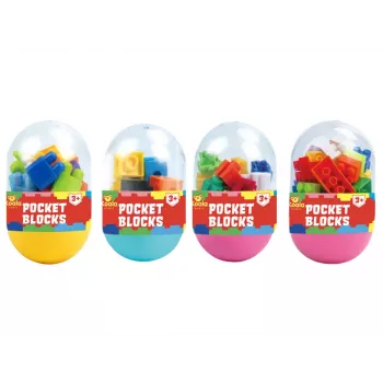 Koala Games G2665 Pocket Blocks (casuale) - Pacchetto sorpresa mini mattoncini