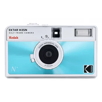 KODAK EKTAR H35N HF Fotocamera analogica Set con Kodak Ultramax, blu