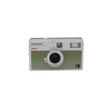 KODAK EKTAR H35N HF fotocamera analogica set con Kodak Ultramax, Green Strip