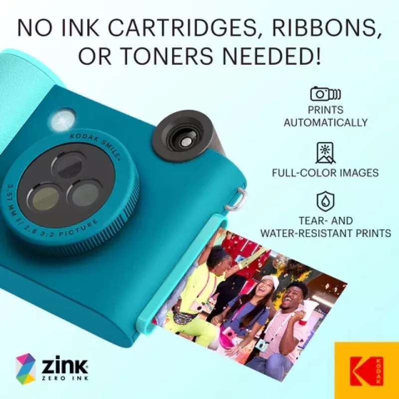 Kodak SMILE+ fotocamera istantanea, 2x3'', Blu