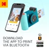 Kodak SMILE+ fotocamera istantanea, 2x3'', Blu