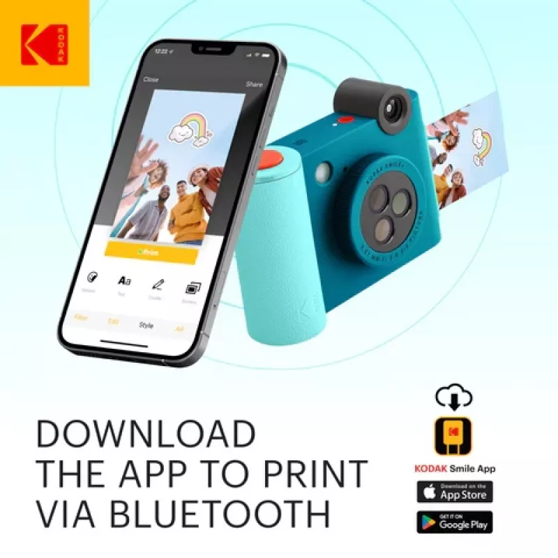 Kodak SMILE+ fotocamera istantanea, 2x3'', Blu