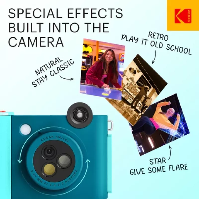 Kodak SMILE+ fotocamera istantanea, 2x3'', Blu