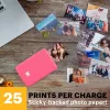 KODAK STEP Stampante fotografica mobile istantanea - ZINK 2x3 inch - 1 ppm - Bluetooth - rosa