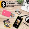 KODAK STEP Stampante fotografica mobile istantanea - ZINK 2x3 inch - 1 ppm - Bluetooth - rosa