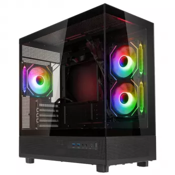 KOLINK GSI SmartAssembly ARGB Case Micro-ATX in vetro - 750W Gold