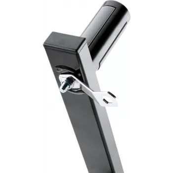 König & Meyer 24110 supporto a parete per diffusori, acciaio, nero 24110-000-55