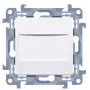 KONTAK-SIMON Simon 10 placca cieca con ponte integrato, 1 modulo, bianco, CPS.01/11