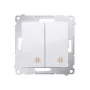 KONTAK-SIMON Simon 54 modulo deviatore intermedio, bianco, 10AX 250V, morsetti a molla