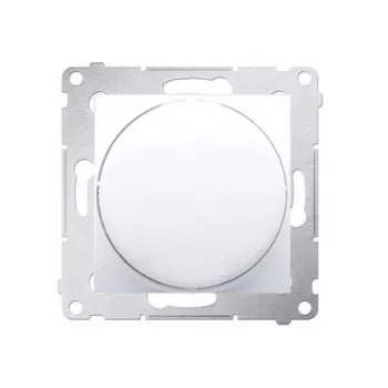 KONTAK-SIMON Simon 54 modulo dimmer LED bianco, regolatore a pressione e rotazione, 1 polo, 2-250W, morsetti a vite, 230V