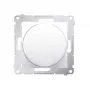 KONTAK-SIMON Simon 54 modulo dimmer LED bianco, regolatore a pressione e rotazione, 1 polo, 2-250W, morsetti a vite, 230V