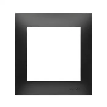 KONTAK-SIMON Simon 54 Premium placca, nero opaco, 1 modulo