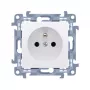 KONTAK-SIMON Simon 54 Premium presa singola con contatto di terra 16A 250V bianco morsetti a vite