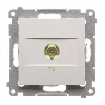KONTAK-SIMON Simon 54 presa premium TV/R/SAT, bianco (DAK1.01/11)