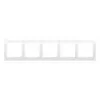 KONTAK-SIMON Simon 54 Premium placca 5 moduli bianco