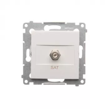 KONTAK-SIMON SIMON 54 modulo di connessione TV satellitare tipo F bianco