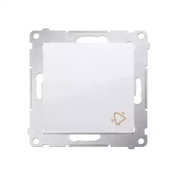 KONTAK-SIMON Simon 54 Modulo pulsante campanello bianco con morsetti a molla 10AX 250V