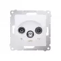 KONTAK-SIMON SIMON 54 White presa terminale RTV-SAT 1dB