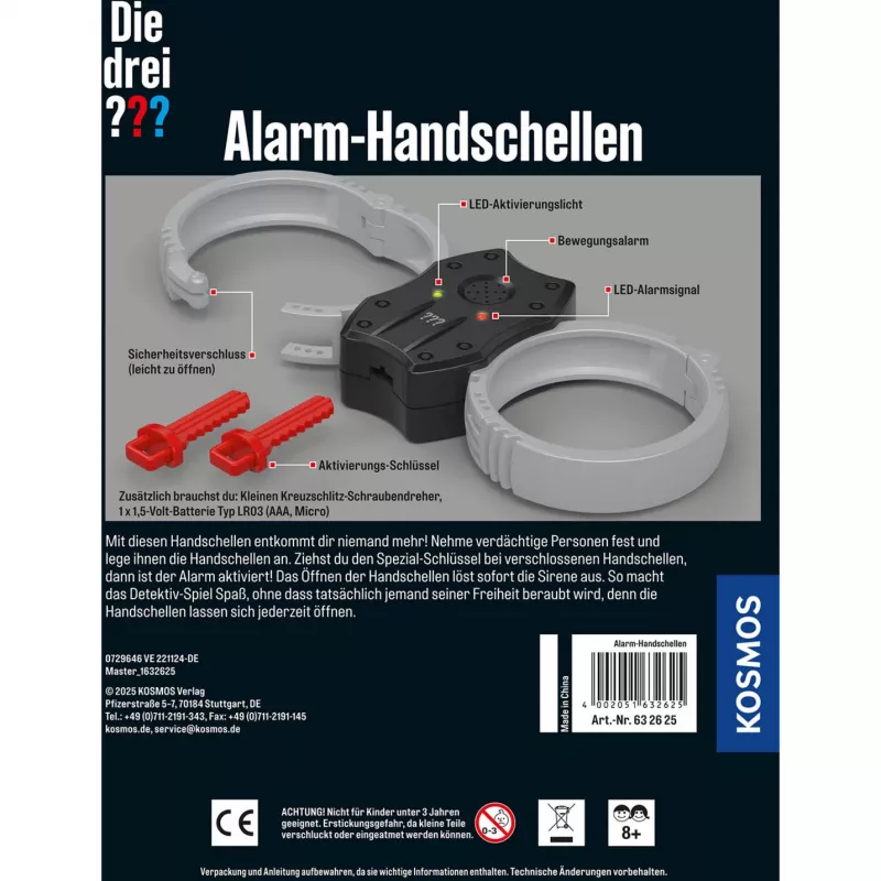 Kosmos Die drei ??? Manette d'allarme