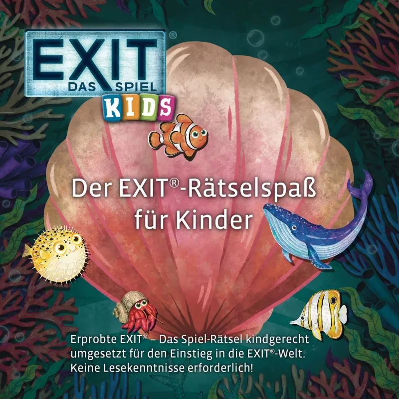 Kosmos EXIT - Das Spiel Kids divertimento enigmistico in mare