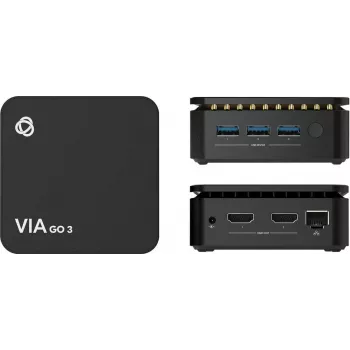 Kramer Electronics VIA GO3 sistema di presentazione wireless 4K (16 GB, HDMI, Wi-Fi, AirPlay, Miracast, Google Cast)