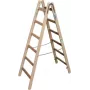 KRAUSE scala doppia in legno 2x6 gradini, pino, 150 kg, EN 131 170088